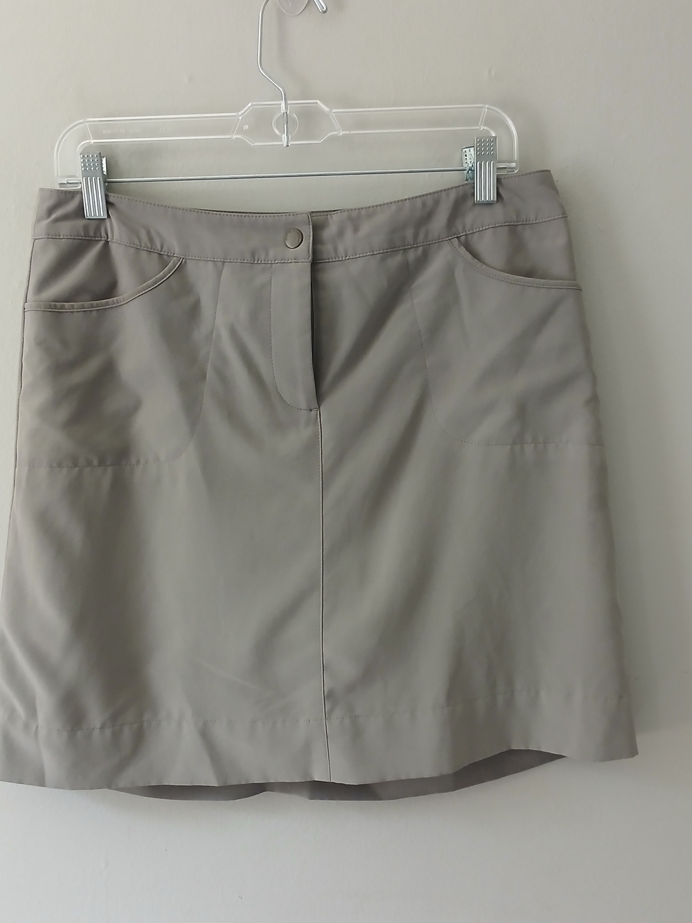 Cutter & Buck Women’s Size 6 Gray Golf Mini Skort Athletic Performance Skirt